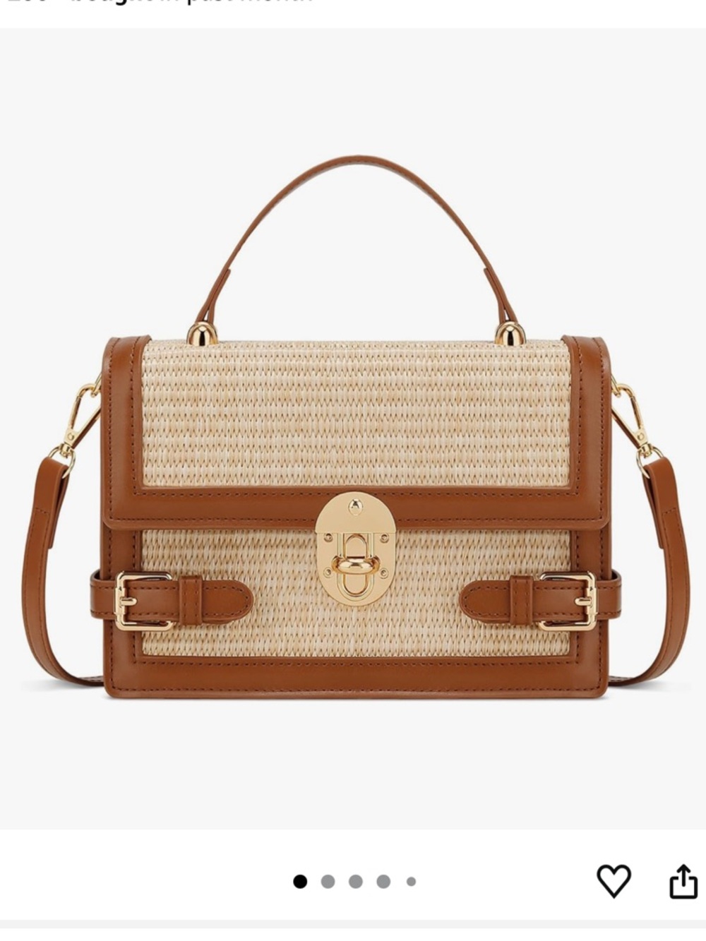 Straw Purses for Women – Summer Beach Shoulder Purse & Clutch Handbag